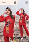 Sho Shaa Vol 6 Cord Set Western Laies Top With Bottom Catalog